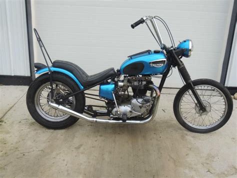 Buy Triumph Hardtail Rigid Chopper Bobber 650 1970 Tr6r On 2040motos