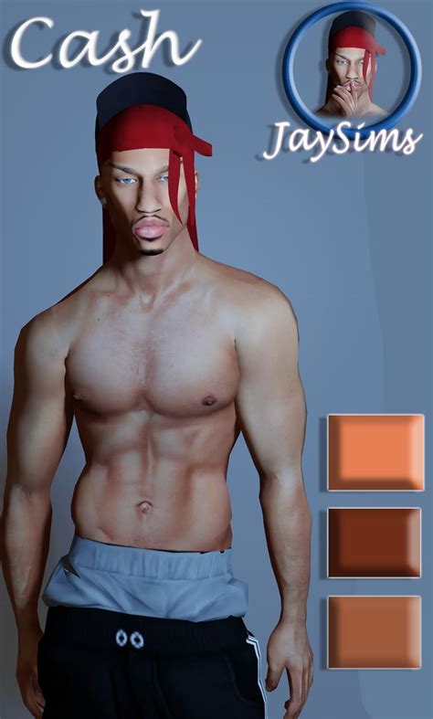 Cash SKIN JaySims The Sims 4 Skin Sims 4 Cc Skin Sims 4 Male Clothes