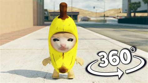 Banana Cat But It's 360 degree video | Happy Happy cat - YouTube