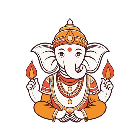 ganesh  art vector design premium ai generated vector