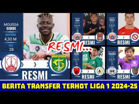 REKAP 30 TRANSFER RESMI LIGA 1 MUSIM 2024 2025 PERSEBAYA PERSIJA