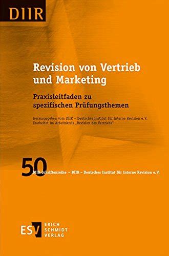 Revision Von Vertrieb Und Marketing Praxisleitfaden Zu Spezifischen