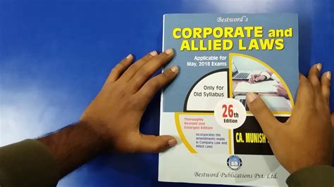 Corporate And Allied Laws By Munish Bhandari Youtube