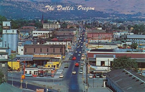 Vintage The Dalles Postcard! Oregon Trail, Oregon Coast, Oregon City ...