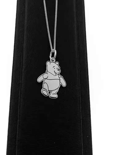 Dije Winnie Pooh Grande Y Cadena Plata 925 Envio Gratis Meses Sin