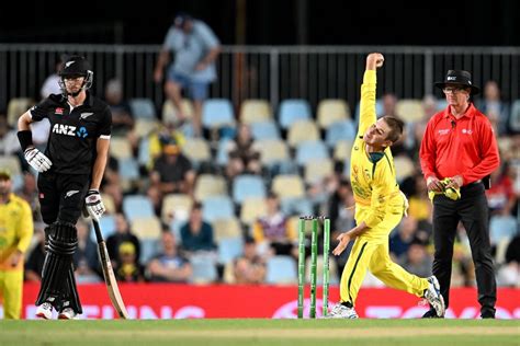 Adam Zampa Bowls One From The Back Of The Hand Espncricinfo