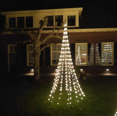 Buitenverlichting Kerst M Vlaggenmast Kerstboom Led Lampjes