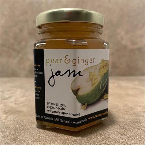 Pear & Ginger Jam - Henderson Farms