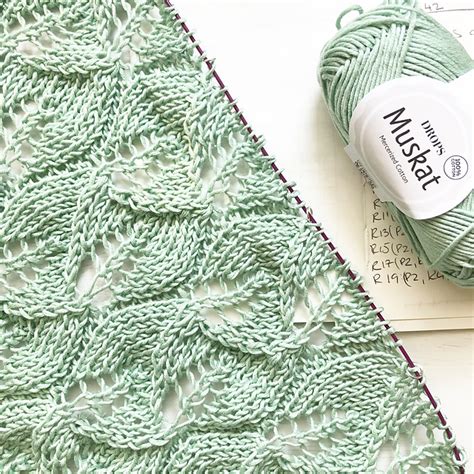 Ravelry Leaves Baby Blanket Pattern By Teodora Agboola