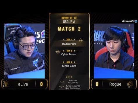 2019 GSL S3 Ro 32 Group A Match2 ALive Vs Rogue YouTube