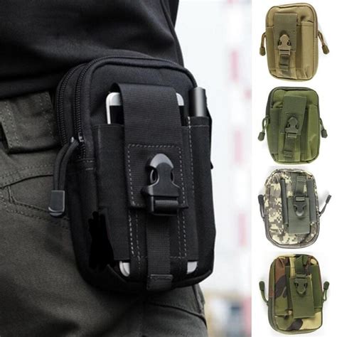 Bolsa porta treco bornal militar camuflada pochete cintura não vem