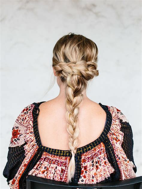 Holiday Hair Tutorial Easy Triple Braided Updo The Effortless Chic