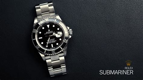 Rolex Submariner Black Wallpaper