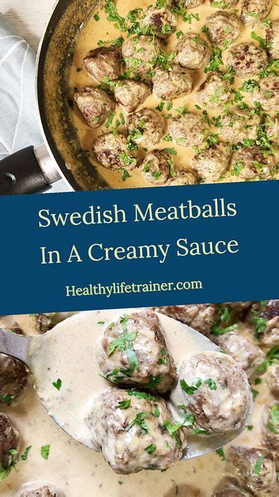 Meatballs And Gravy Healthy Life Trainer Recipe Main Dish Recipes