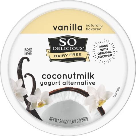 So Delicious® Vanilla Dairy Free Coconutmilk Yogurt Tub 24 Oz Smith