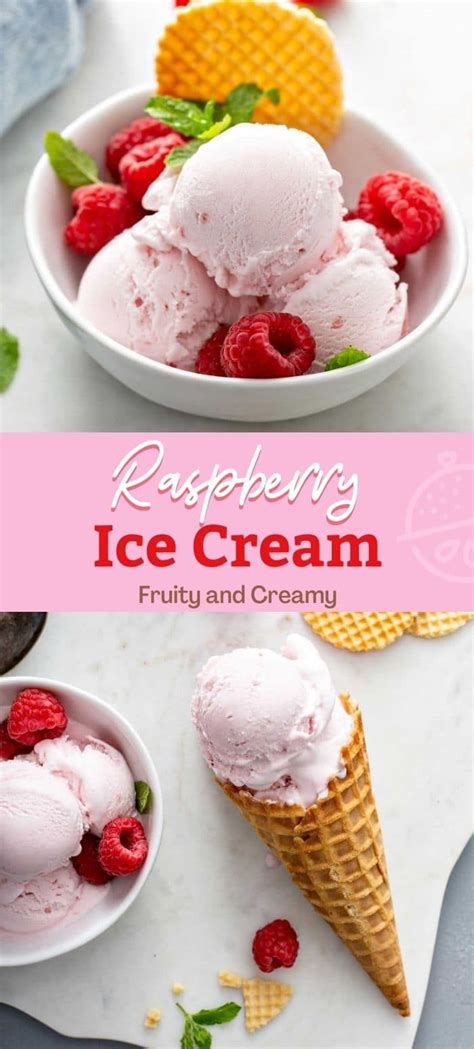 This Homemade Raspberry Ice Cream Is Deliciously Fruity Lusciously