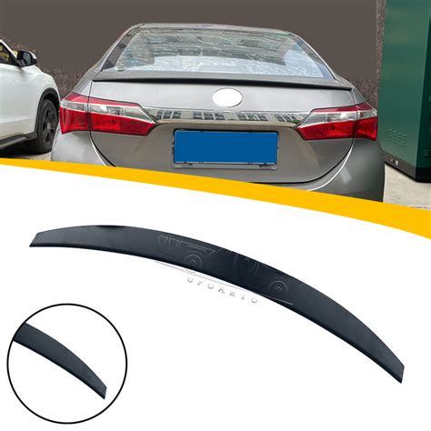 Abs Plastic Carbon Fiber Taiwan Style Rear Trunk Spoiler For Toyota