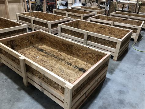 Custom shipping crates — Line Creek Cabinetry