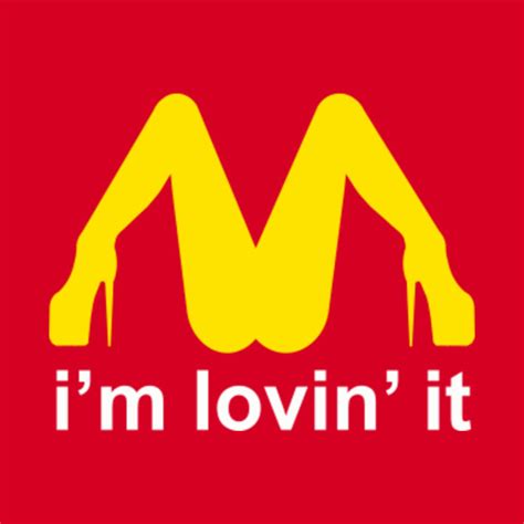 I M Lovin It Mcdonalds Parody Mcdonalds Crewneck Sweatshirt TeePublic