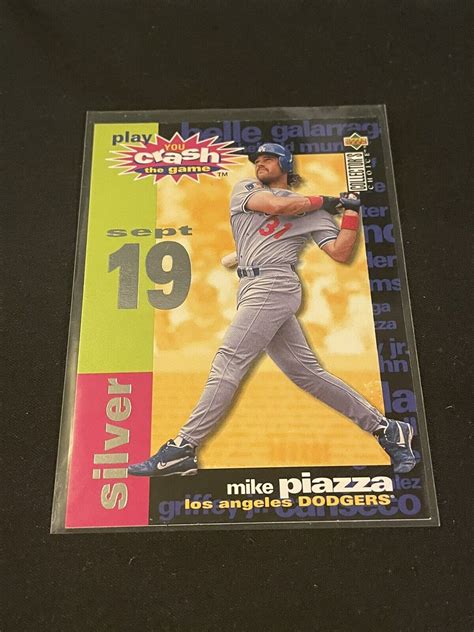 Upper Deck Collector S Choice You Crash The Game Mike Piazza Ebay