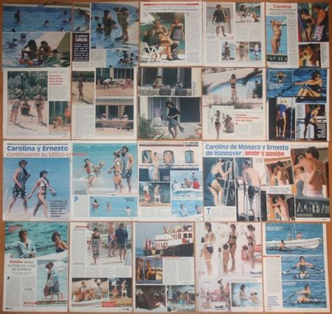 Princess Caroline Monaco Spain Magazine Clippings 1990s Sexy Photos Bikini EBay