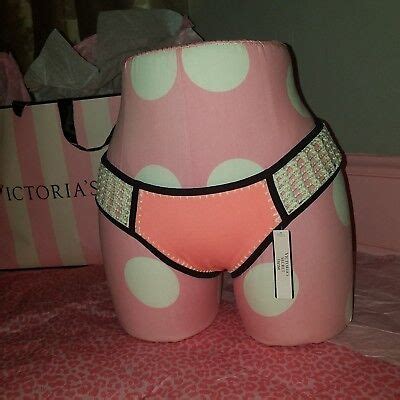 Nwt Victoria S Secret Bikini Bottoms Surf Crochet Hipster Neon Nectar