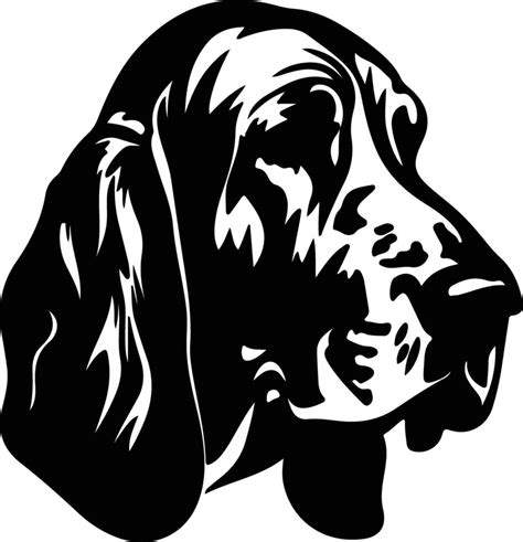 Bloodhound Silhouette Portrait 39056640 Vector Art At Vecteezy