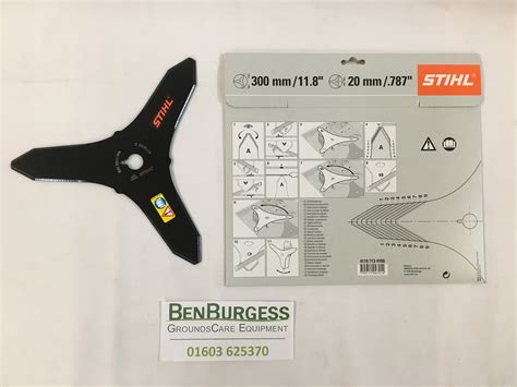 STIHL Brush Knife 300MM 3 Blade Ben Burgess