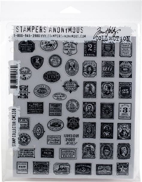 Amazon Tim Holtz Ticket Booth Stampers Anonymous Cling Stamps