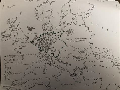 Black And White Map Of Europe 1700s What Was The Role Of The Royal
