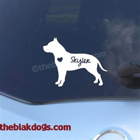 Border Collie Silhouette Vinyl Sticker Personalized Car Etsy