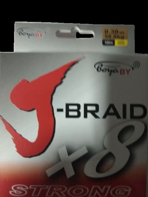 Шнур рыболовный 8-ми жильный Boya BY J-BRAID X8 100м 0.30мм зеленый ...