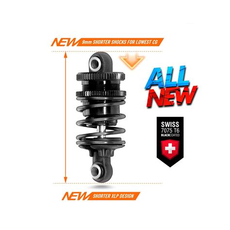 K Xray Xlp Alu Shock Absorber Set Black Monacorc