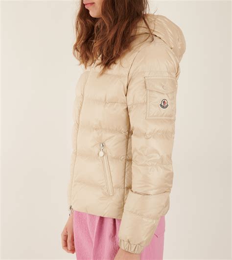 Dr Adams Moncler Gles Down Jacket Vanilla Beige