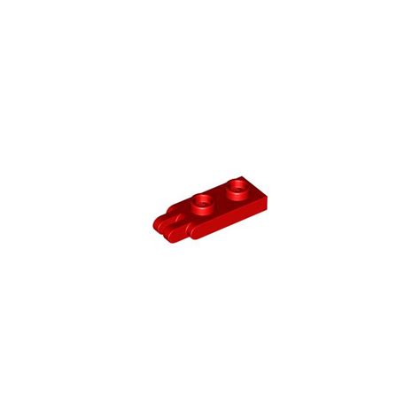 Lego Red Hinge Plate X With Fingers Hollow Studs Brick