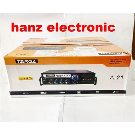 Jual POWER AMPLIFIER TARGA A21 AMPLI TARGA A 21 ORIGINAL BLUETOOTH USB