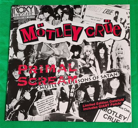 Mötley Crue - Primal Scream (Maxi - 12") Vinyl-.. | Köp på Tradera ...