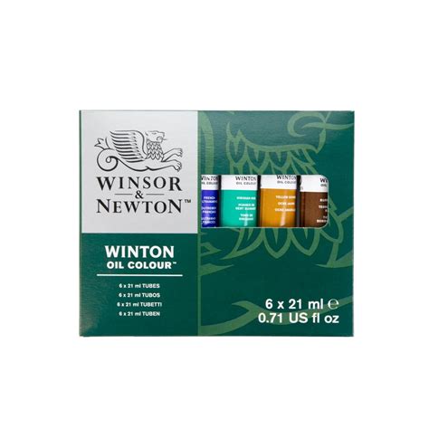 Caja Oleo Winton 6 Colores Por 21ML El Gato Pintor