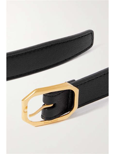 Saint Laurent Textured Leather Waist Belt Net A Porter