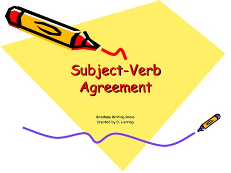 Ppt Subject Verb Agreement Wr Ppt Rosza2