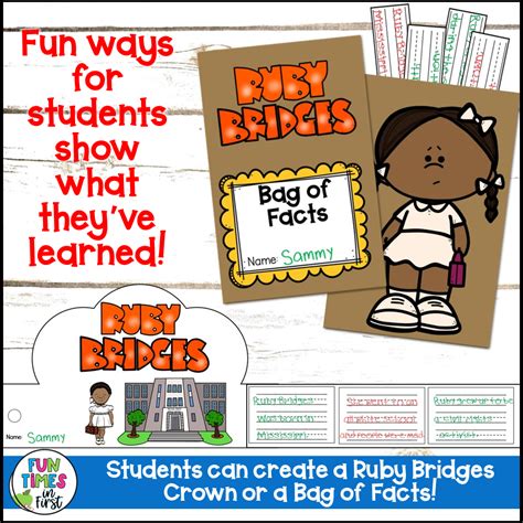 Ruby Bridges Activities - Little Books, Timelines, Crown Craft and More ...