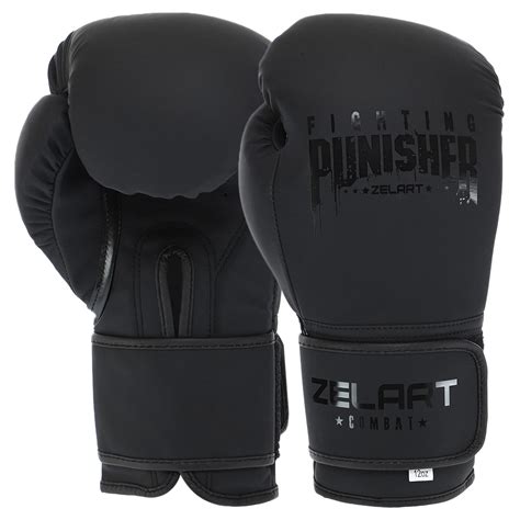 ᐉ Боксерские перчатки Zelart PUNISHER BO-7553 10 oz Черный • Купить в ...