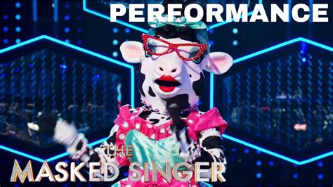 Cow sings “Cry Me A River” by Justin Timberlake | The Masked Singer Season 10 - YouTube