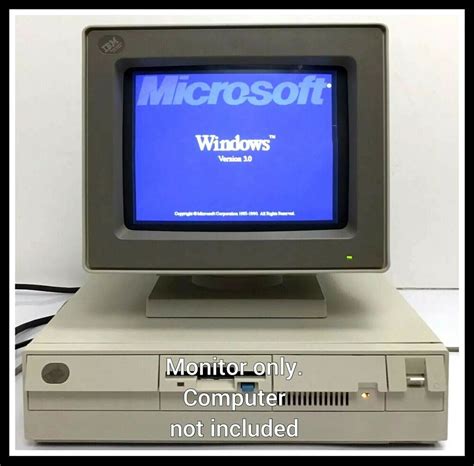 Ibm Personal System Color Display Crt Monitor Model For Sale