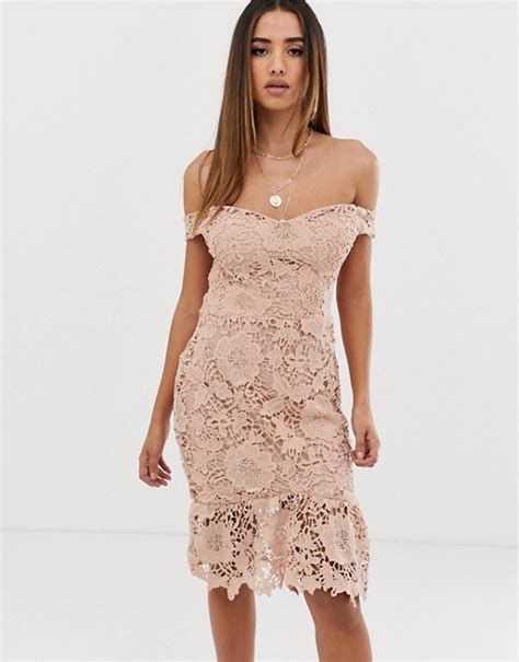Nude Bodycon Dress DressedUpGirl