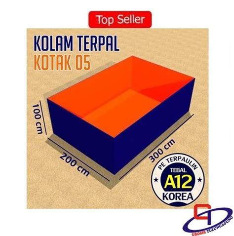 Terpal Kolam Kotak Custom A Terpaulin Lazada Indonesia