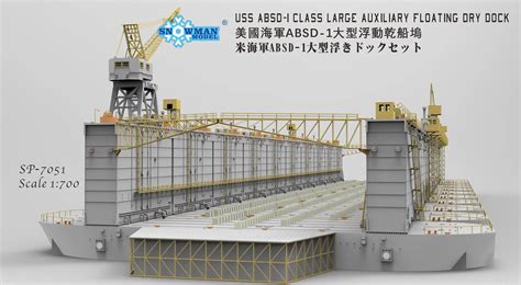 SNOWMAN MODEL SP 7051 1 700 Scale USS ABSD 1 CLASS LARGE AUXILIARY