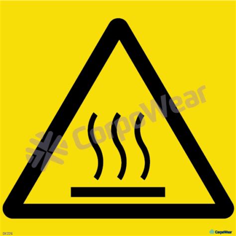 Safety Sign Dangerous Hot Surface Corpowear