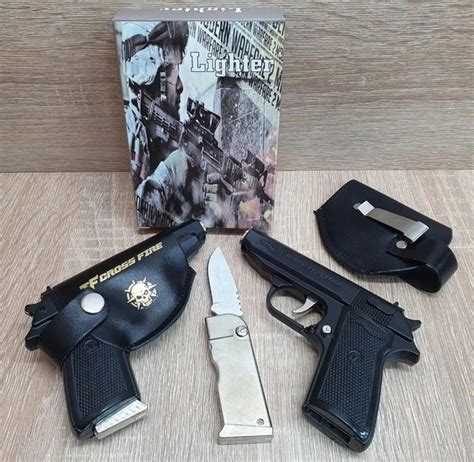 Сувенир "Зажигалка с ножом в рукояти" 350р Зажигалка-пистолет турбо с ...