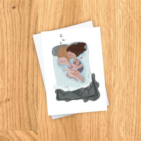 Lesbian Valentines Card Birthday Anniversary Queer Greetings Card Lgbt Romantic Cute And